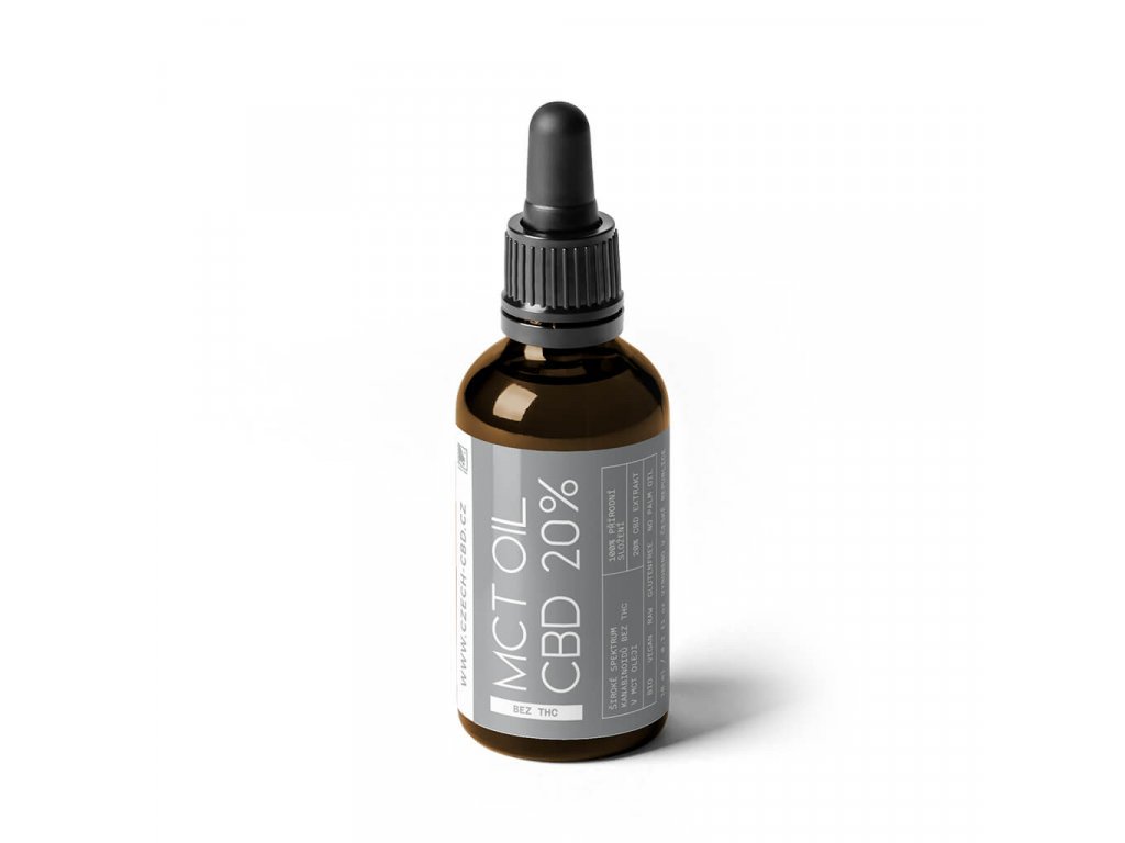 CZECHCBD CBD Kokosový olej 20%, 10 ml