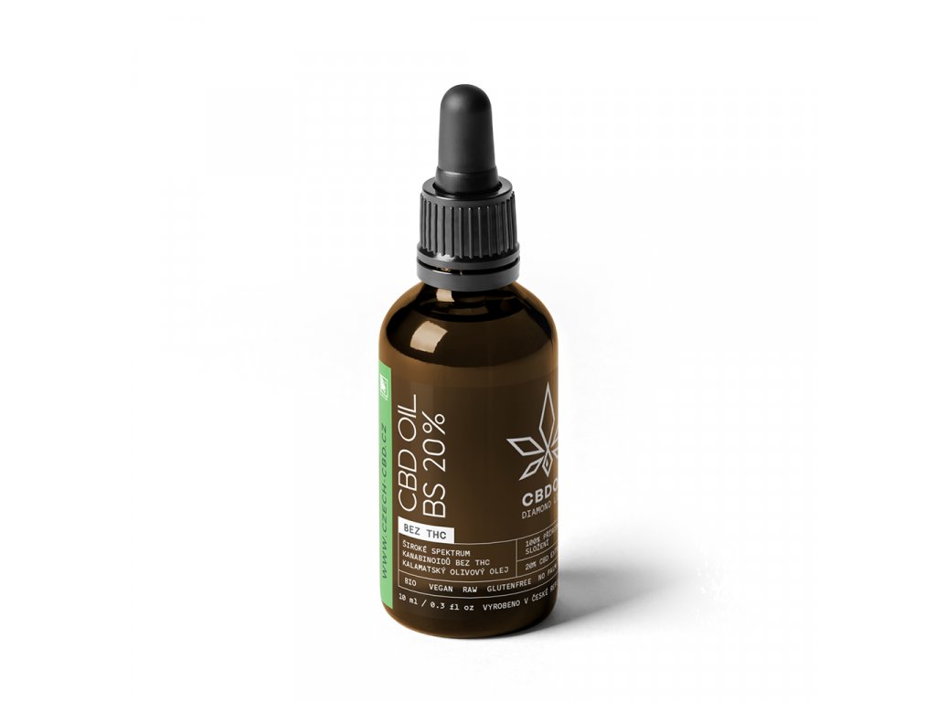 CZECHCBD CBD Olivový olej 20% broadspectrum, 10 ml