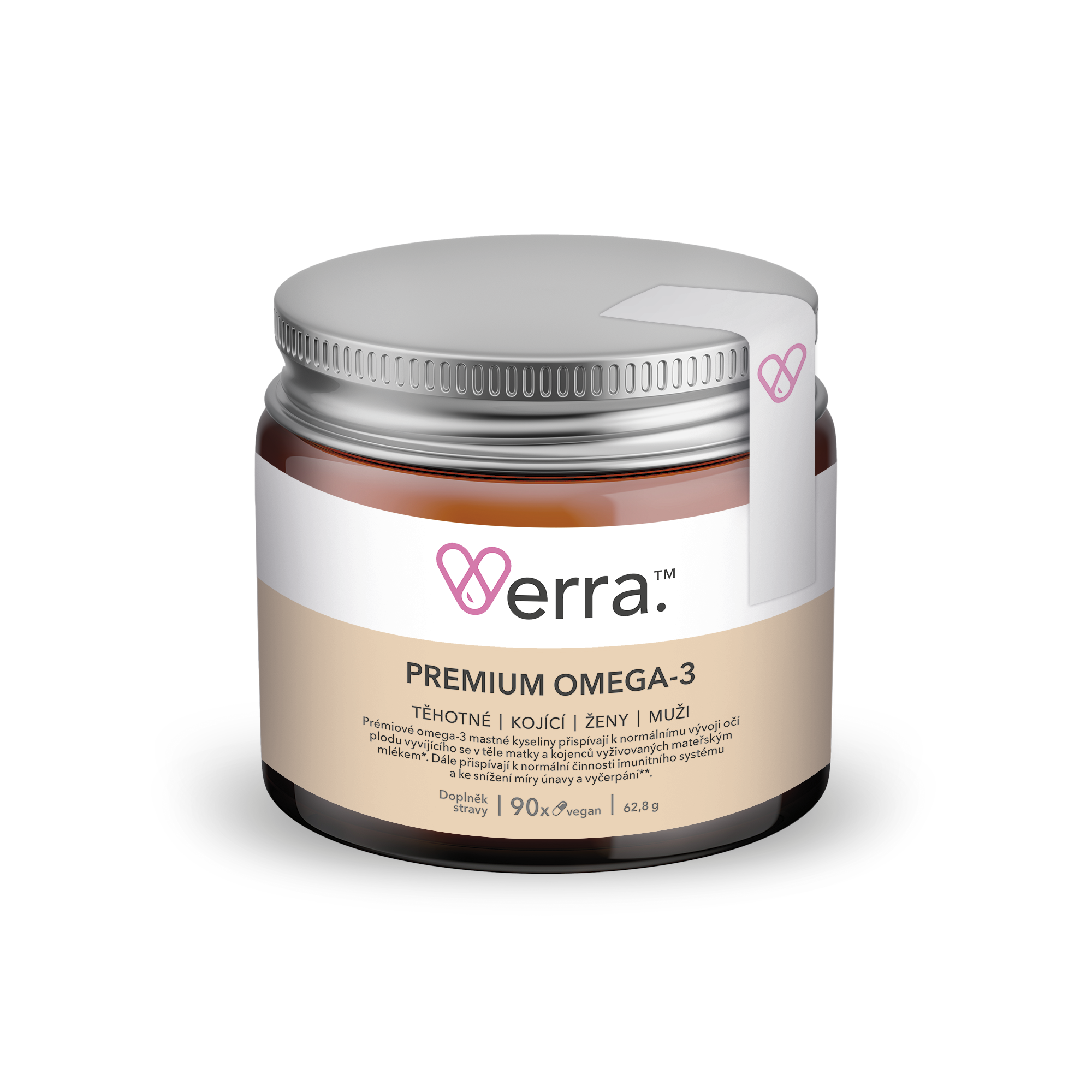 Verra. VERRA Premium Omega-3, 90 kapslí