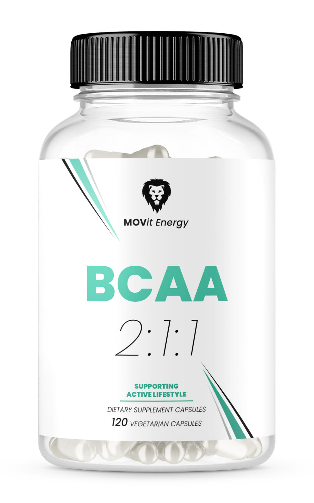 MOVit Energy MOVit BCAA 2:1:1, 120 kapslí