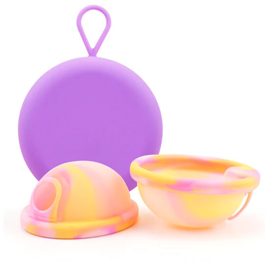 Bodylok Menstruační disk pack (disk+obal) - Žlutá Velikost: L