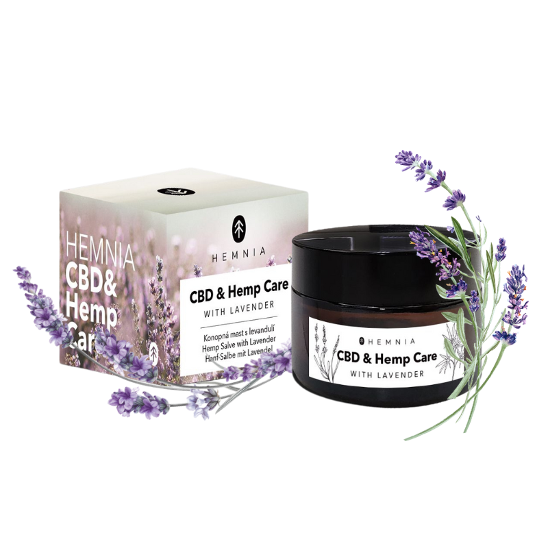 Hemnia CBD & Hemp Care – univerzální konopná mast s levandulí, 50 ml