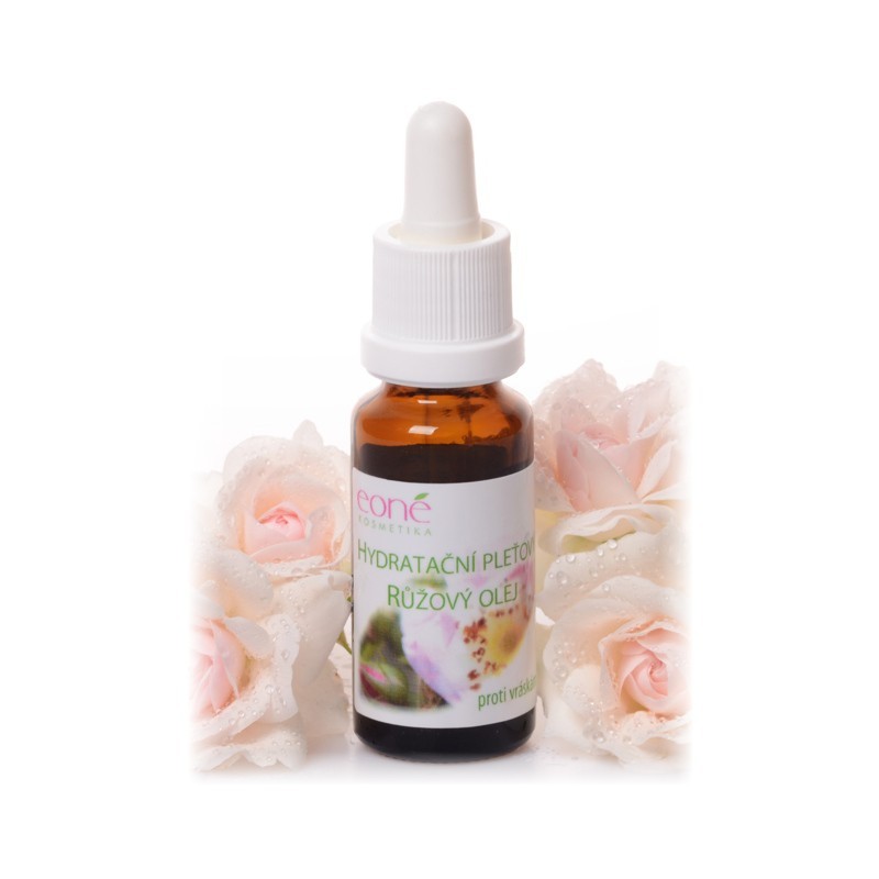 Eoné kosmetika s.r.o. Eoné HYDRATAČNÍ PLEŤOVÝ RŮŽOVÝ OLEJ, 20ml Balení/objem: 20 ml