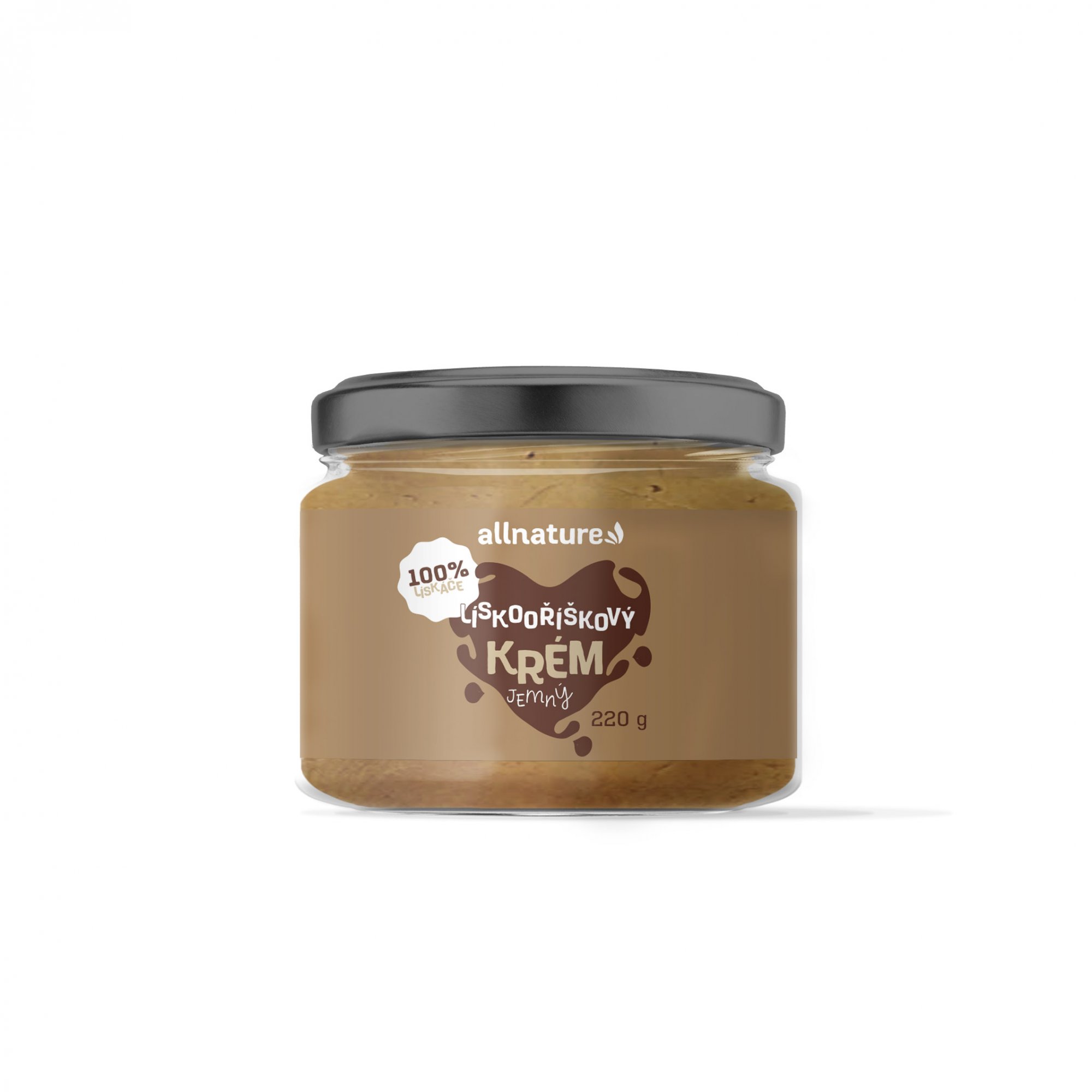 Allnature Lískooříškový krém, 220 g