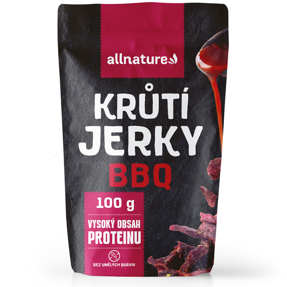 Allnature TURKEY BBQ Jerky, 100 g