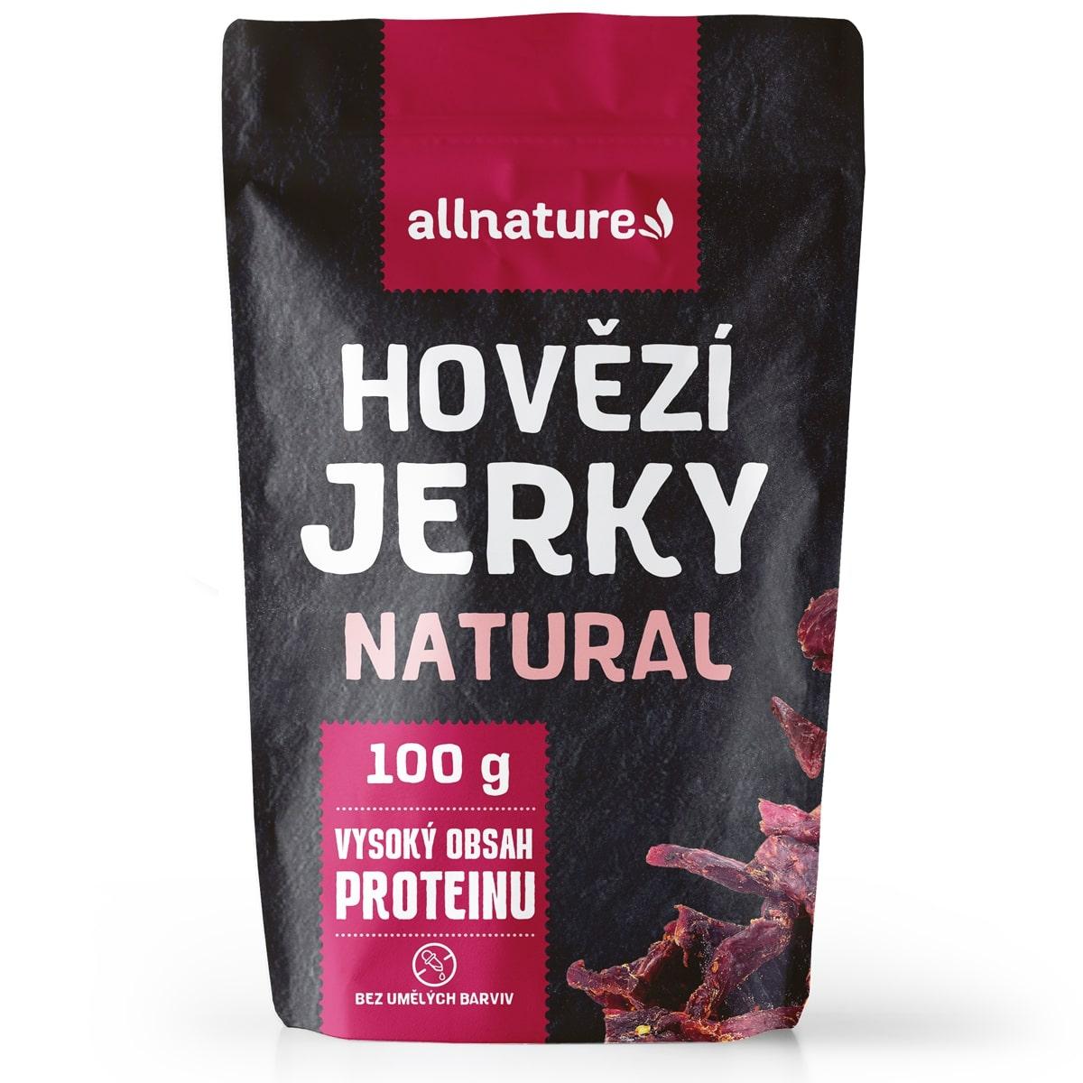 Allnature BEEF Natural Jerky, 100 g