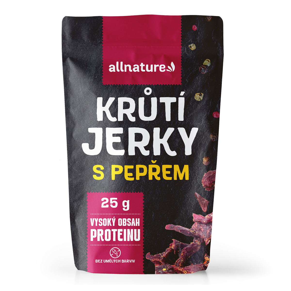 Allnature TURKEY Pepper Jerky, 25 g