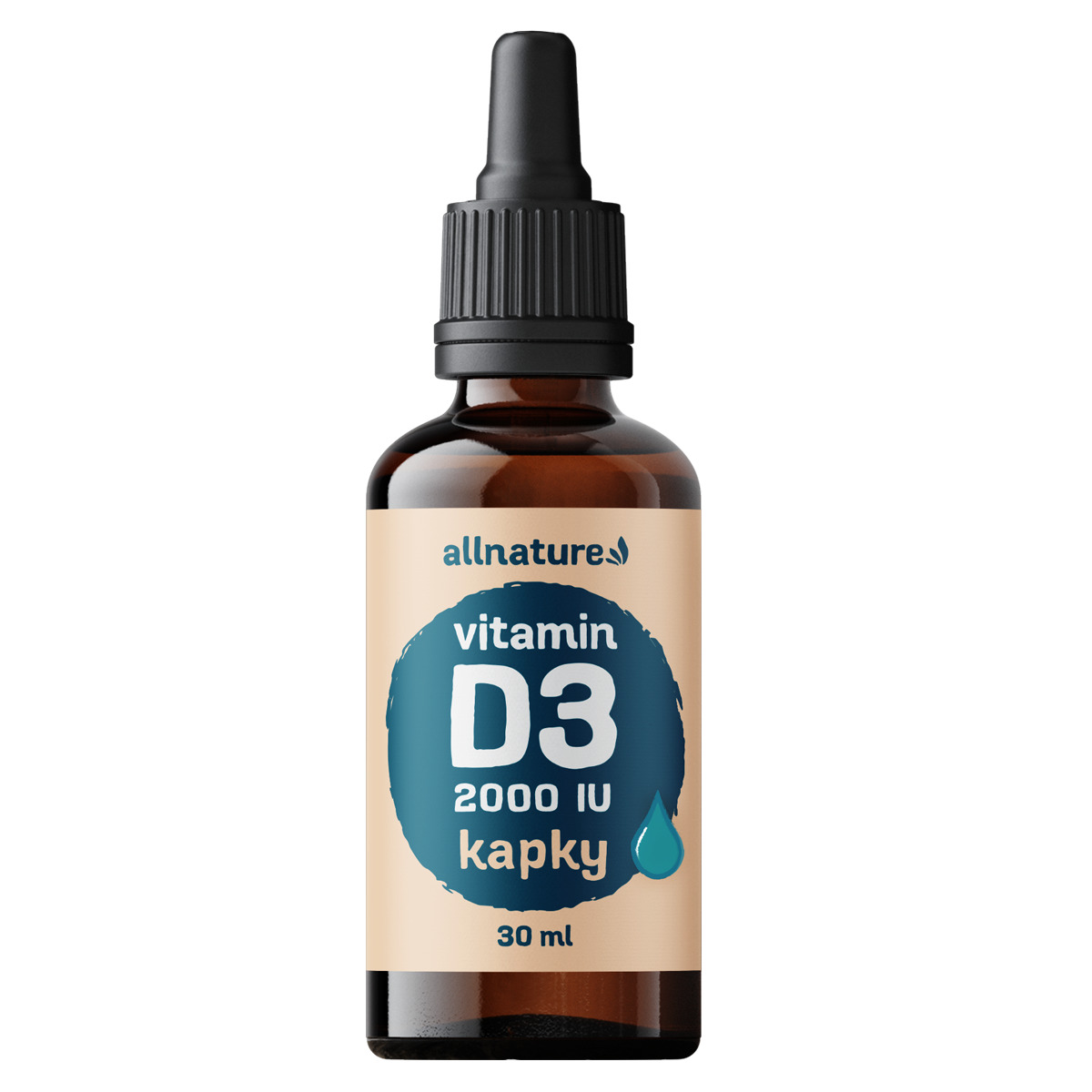 Allnature Vitamin D3 Forte 2000IU - kapky, 30 ml