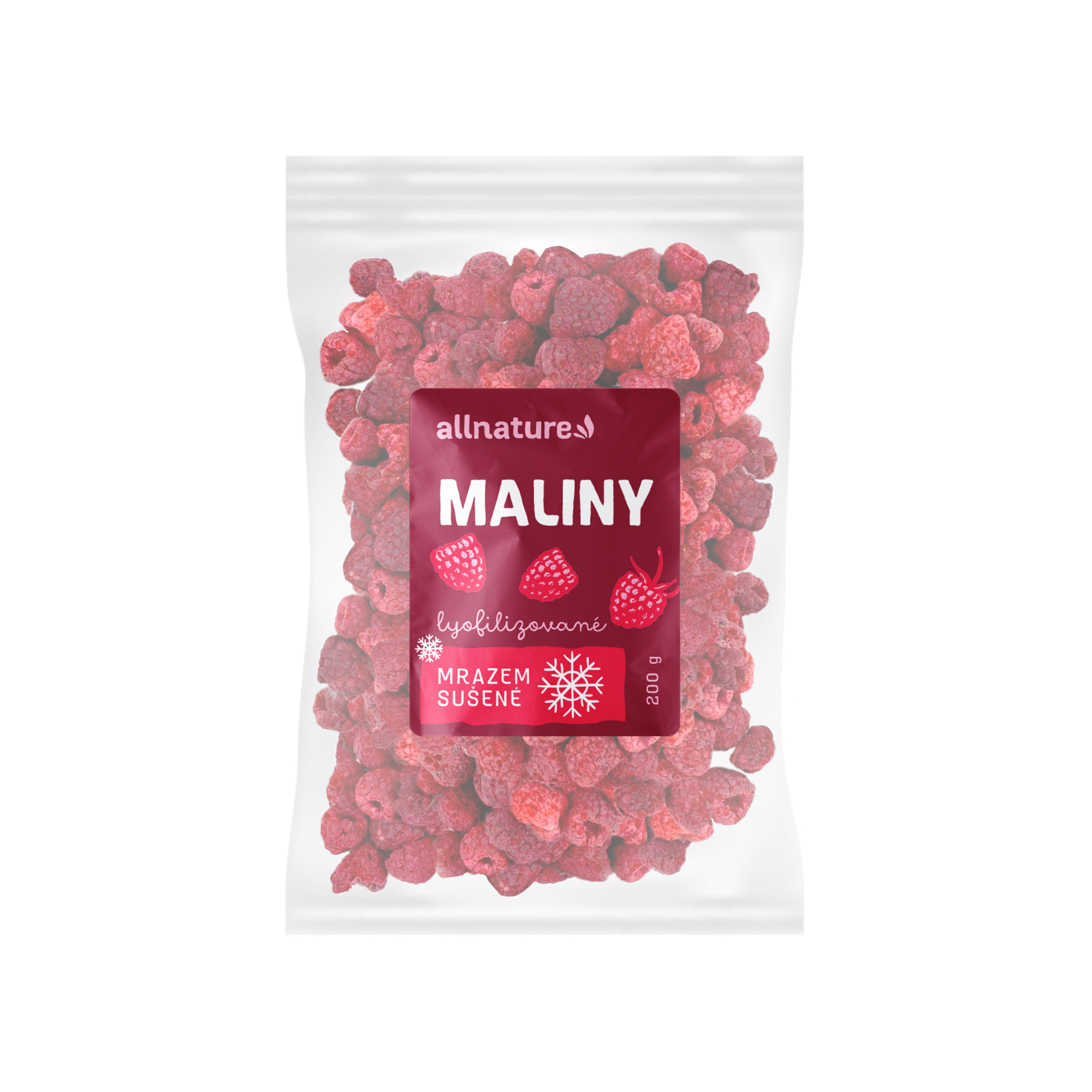 ALLNATURE Malina sušená mrazem 200 g