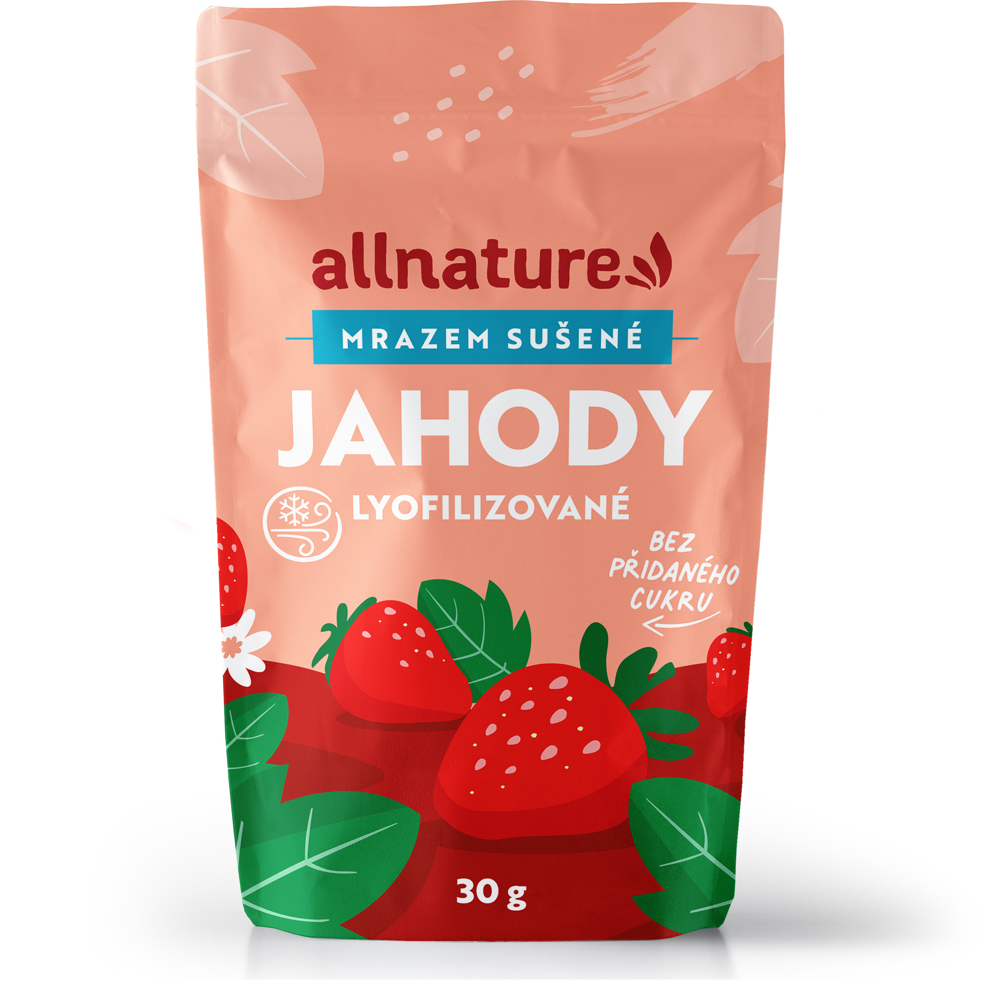 Allnature Jahody sušené mrazem, 30 g