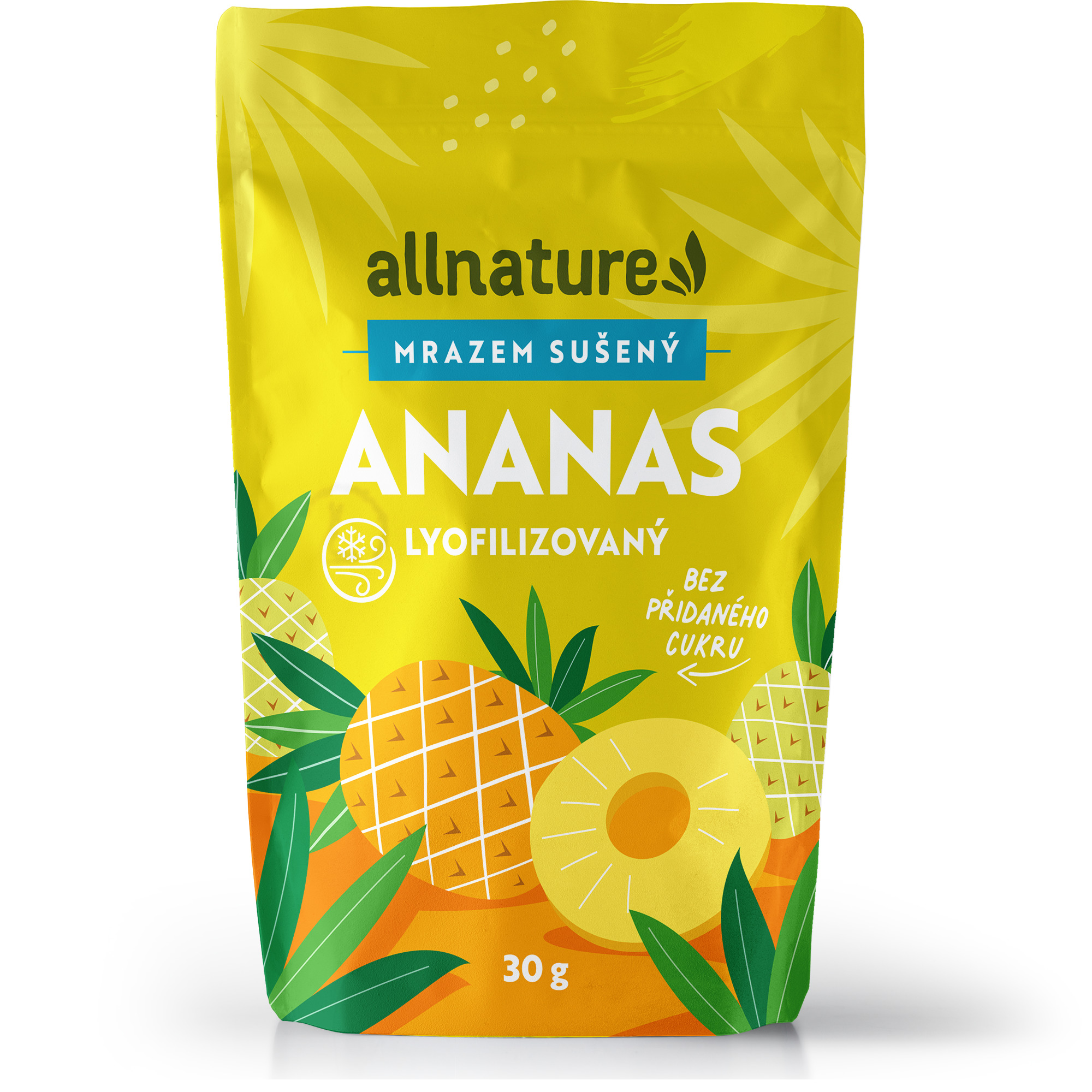 Allnature Ananas sušený mrazem kousky, 30 g