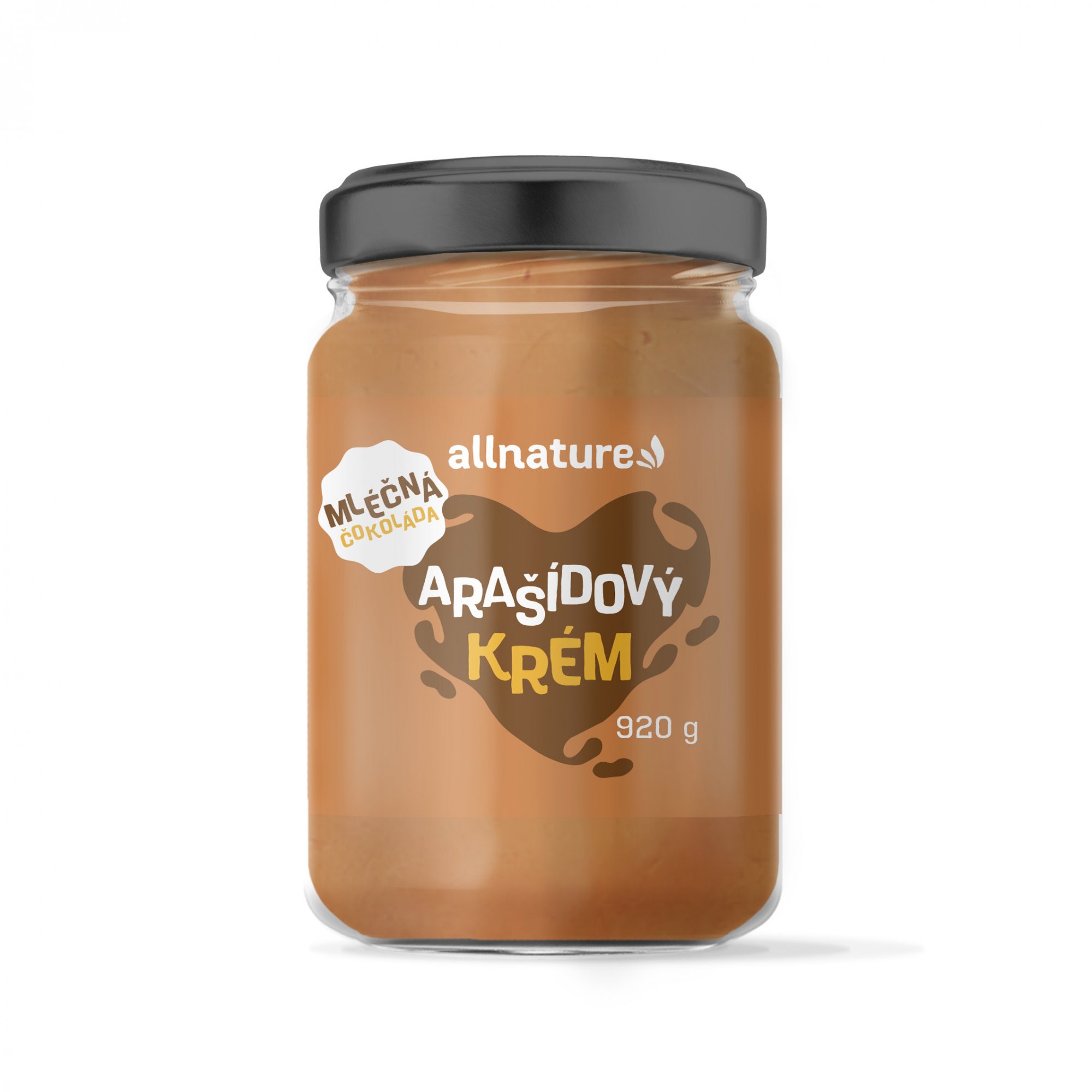 Allnature Arašídový krém s mléčnou čokoládou, 920 g