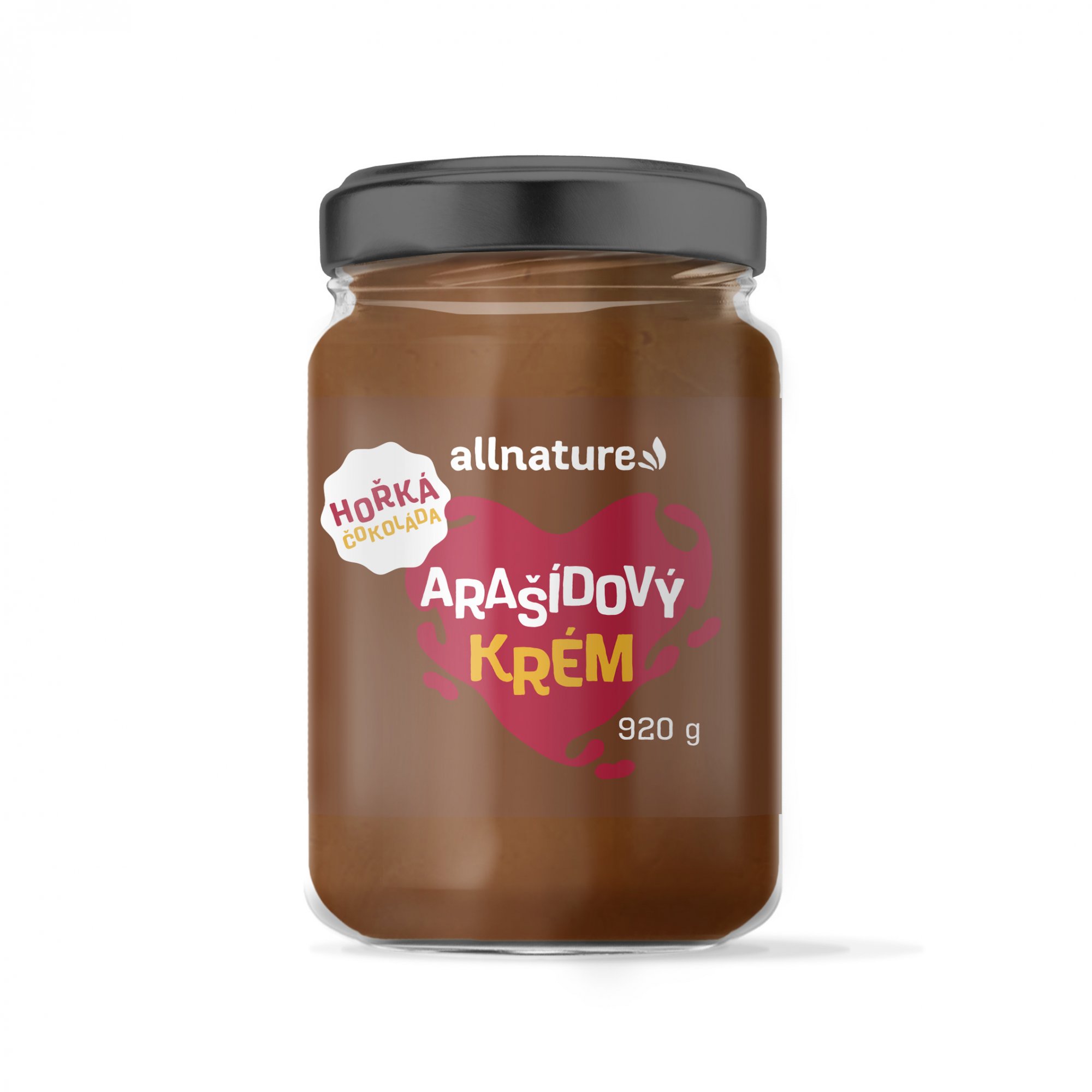 ALLNATURE Arašídové krém s hořkou čokoládou 920 g
