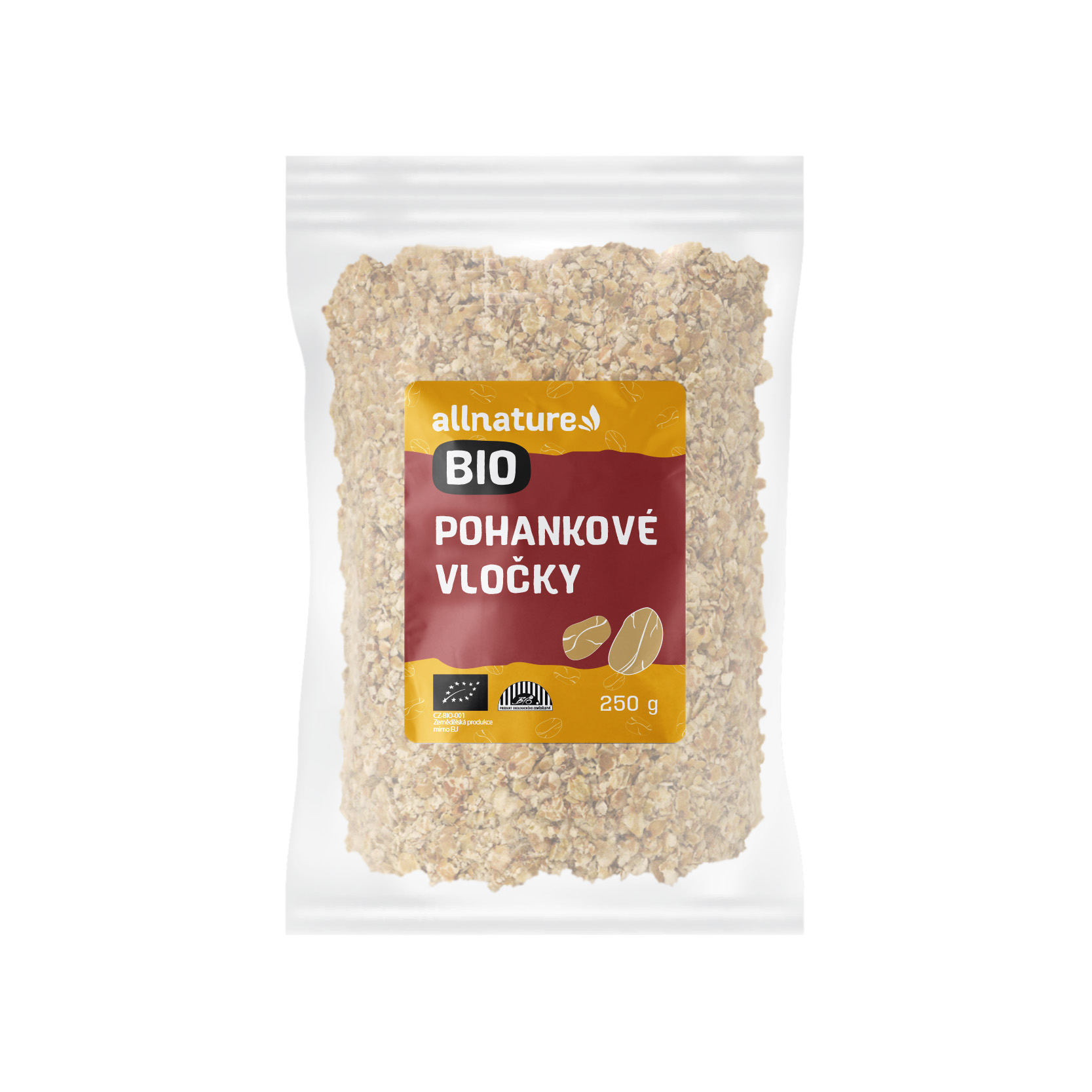 Allnature Pohankové vločky BIO, 250 g