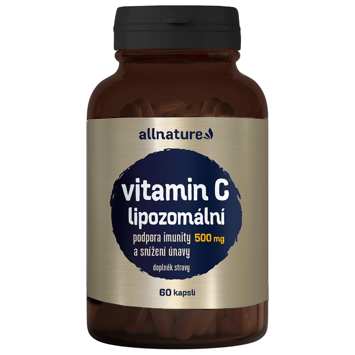 Allnature Lipozomální Vitamin C 500 mg, 60 ks