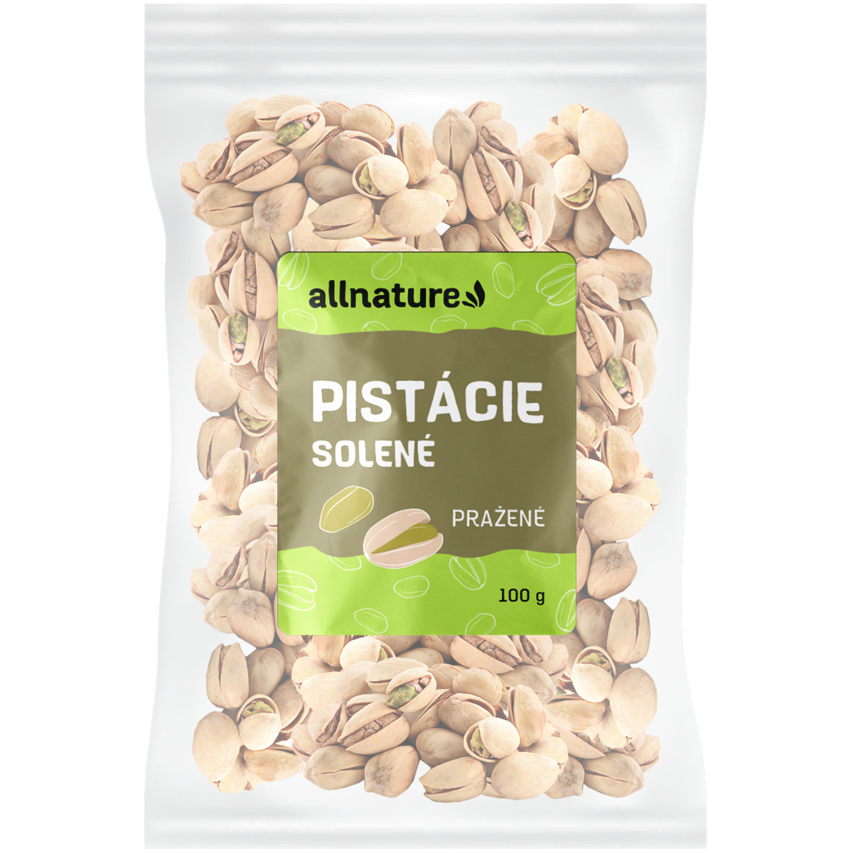 Allnature Pistácie solené, 100 g