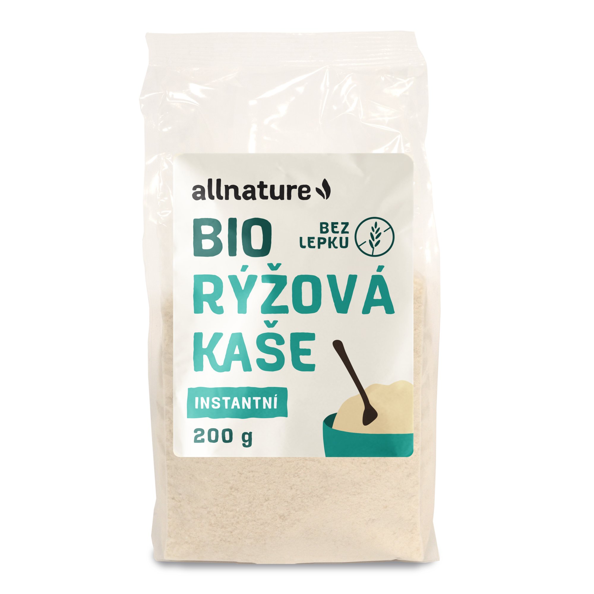 Allnature Bezlepková Rýžová kaše instantní BIO, 200 g