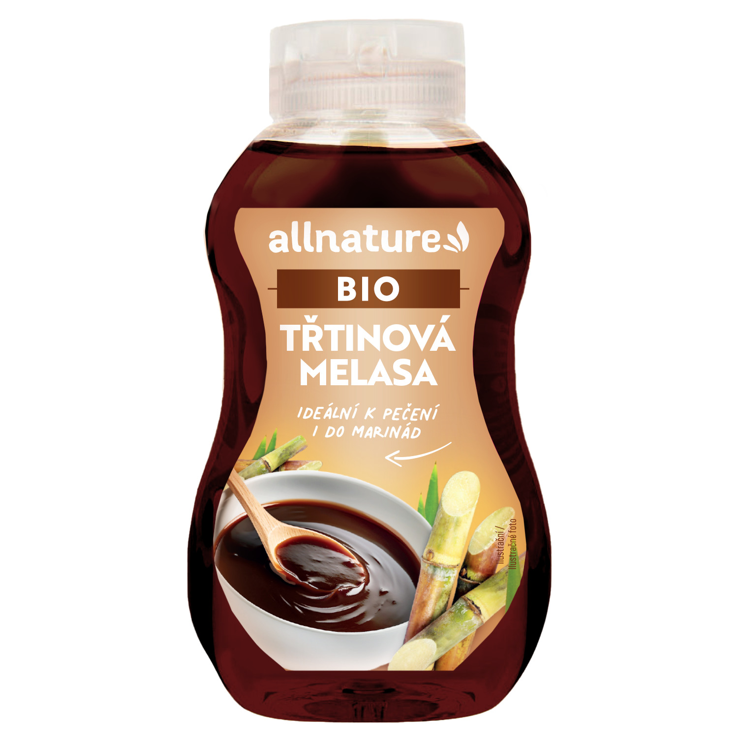Allnature Melasa třtinová BIO, 250 ml