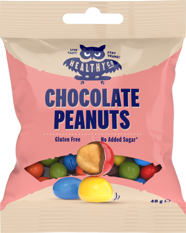 FCB  HealthyCo Chocolate Peanuts 40 g