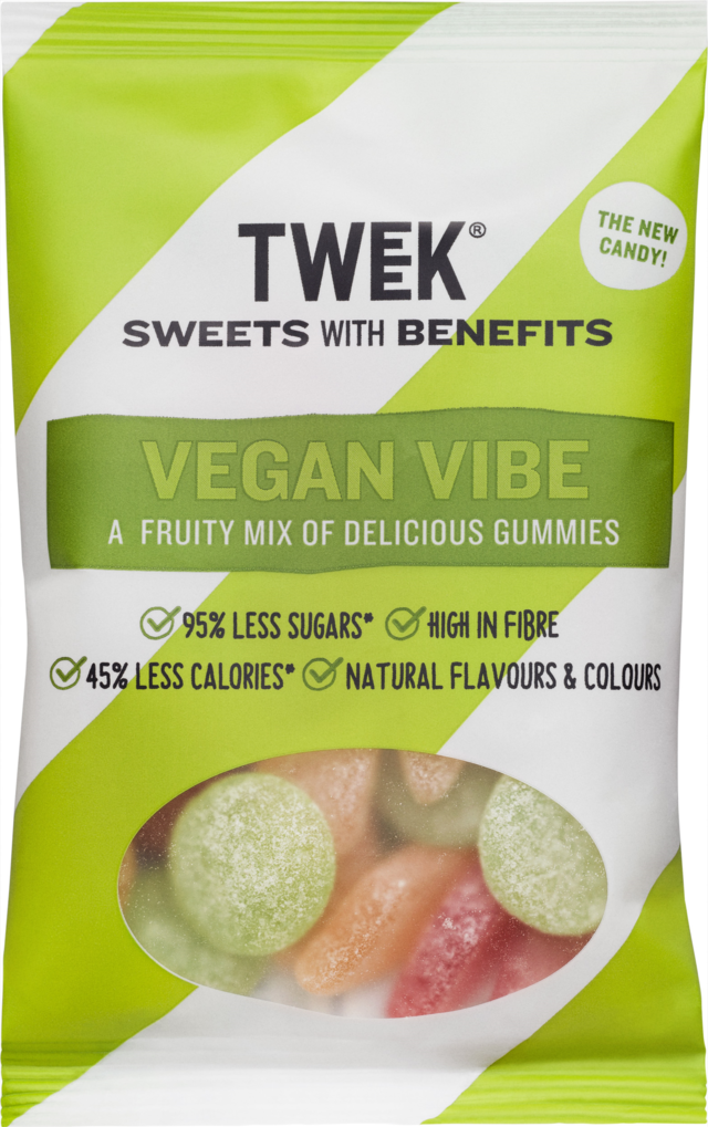 TWEEK Gumové bonbony Vegan 80 g - vegan vibe