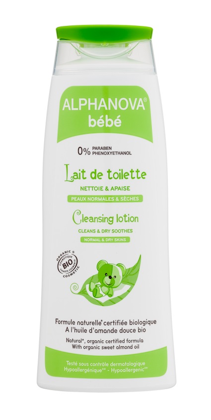 Alphanova Čistící tělové mléko s olivovým olejem  BIO, 200 ml