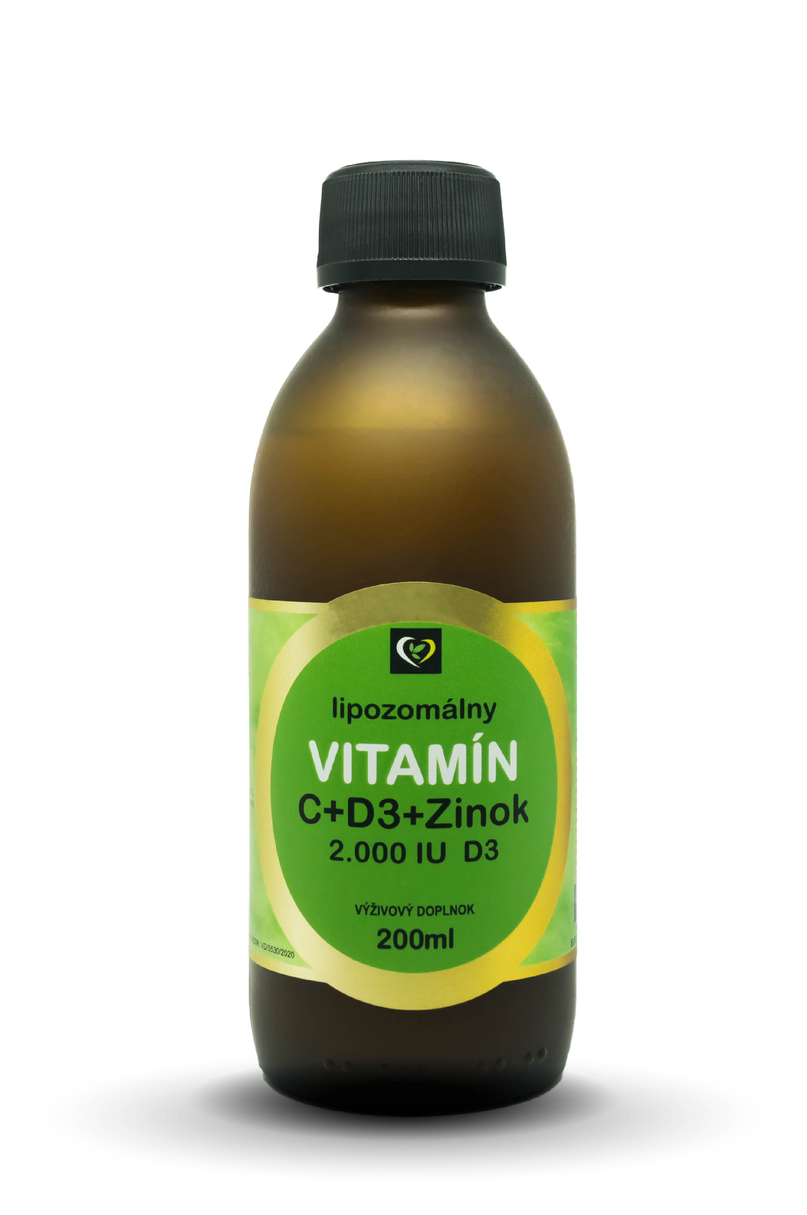 Zdravý Svet Liposomální Vitamín C + Zinek + D3, 200ml