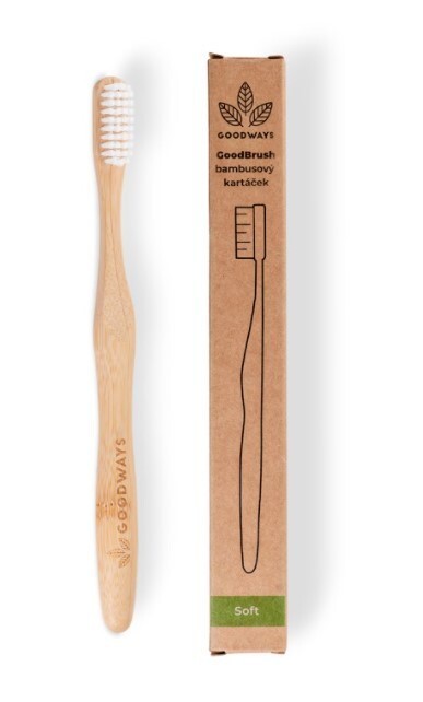 Goodways GoodBrush- bambusový kartáček Barva: Bílá