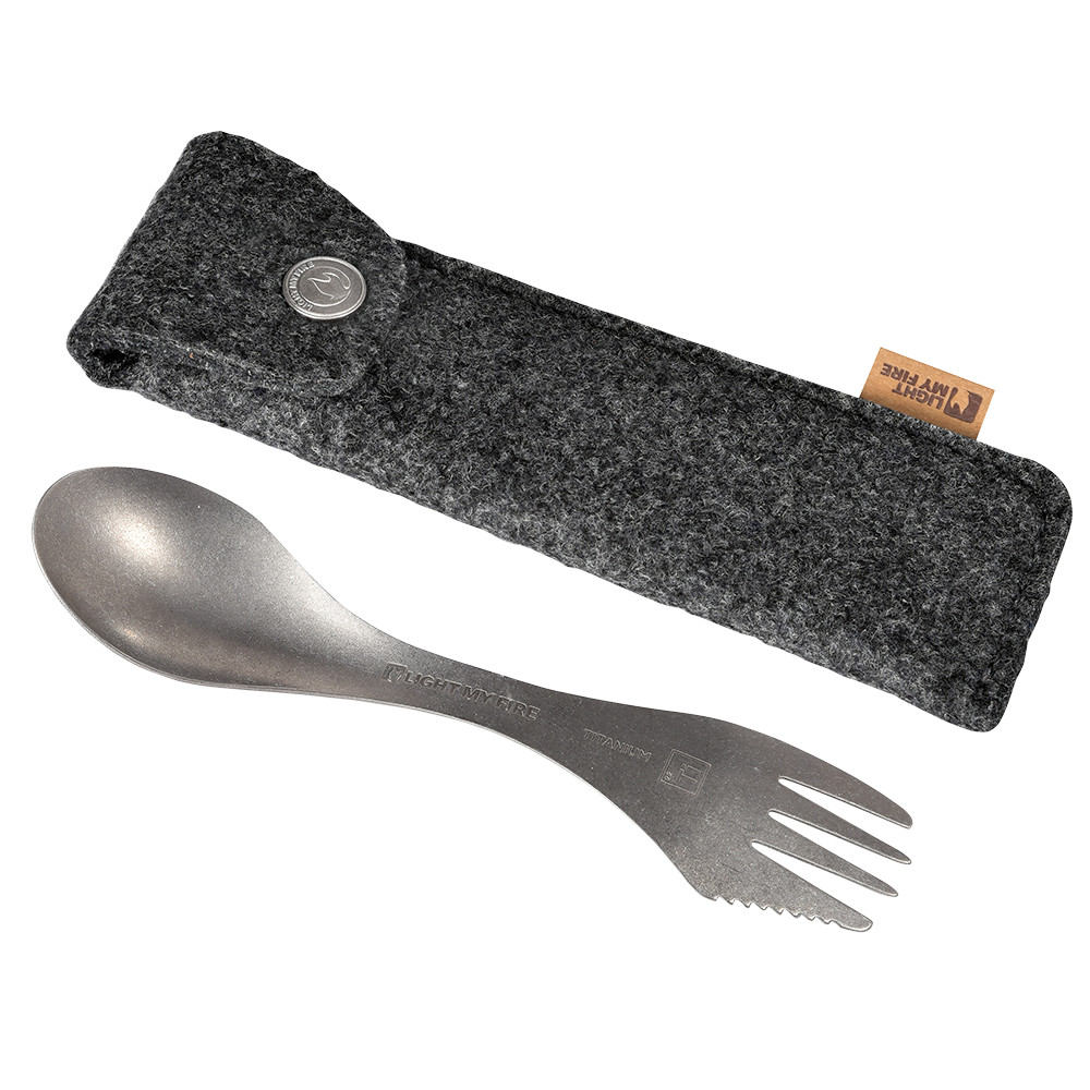 Light my fire Pouzdro s titanovým příborem - Spork Kit Titanium
