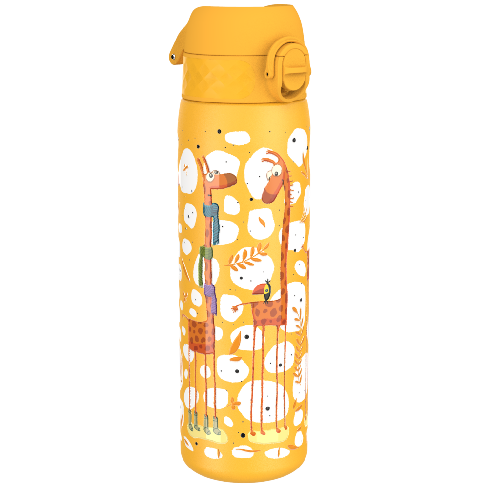 ion8 Leak Proof nerezová láhev Giraffes, 600 ml