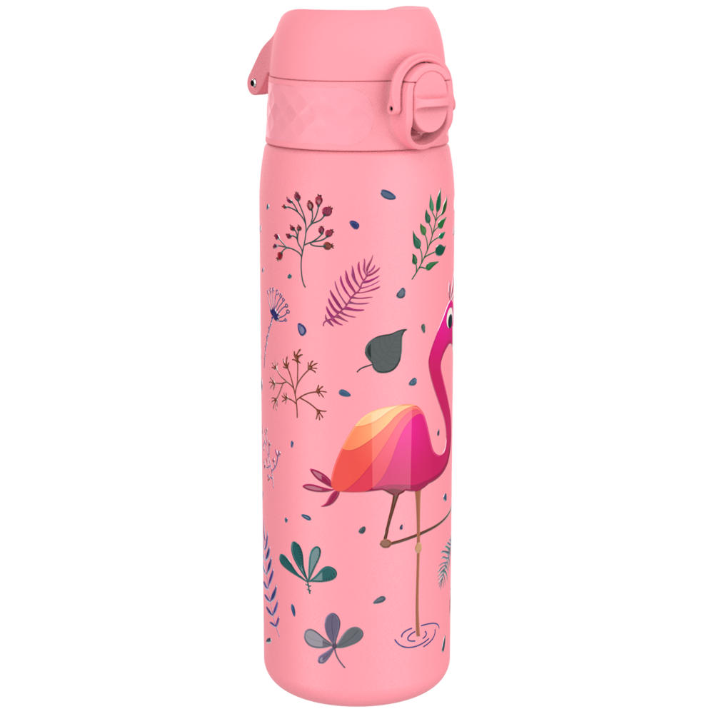 ion8 Leak Proof nerezová láhev Flamingo, 600 ml