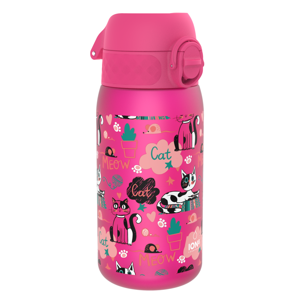 ion8 Leak Proof láhev Cats, 350 ml