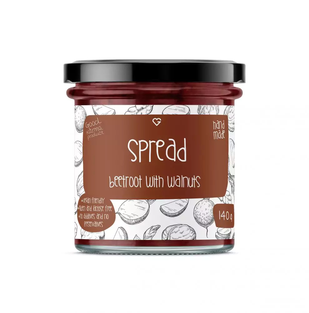 Goodie Pomazánka - Červená řepa s vlašskými ořechy, 140 g