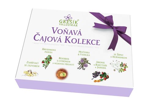 Valdemar Grešík - Natura s.r.o. Voňavá čajová kolekce 6x7 n.s. přebal GREŠÍK