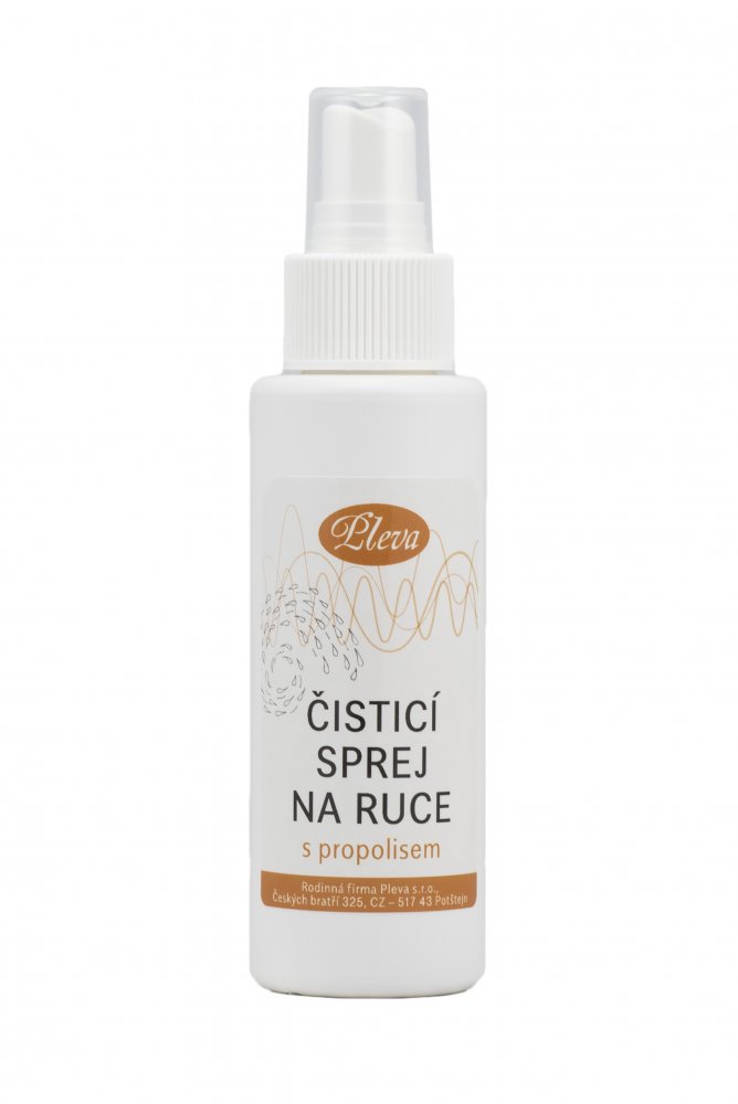 Pleva Čisticí sprej na ruce s propolisem, 95ml