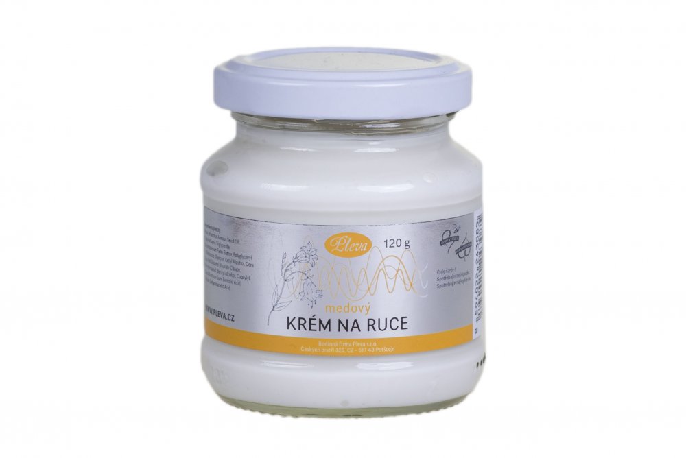 Pleva Medový krém na ruce Hmotnost: 120 g