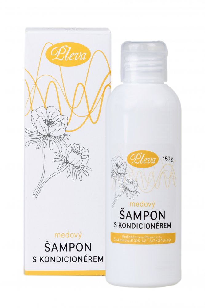 PLEVA Medový šampon s kondicionérem