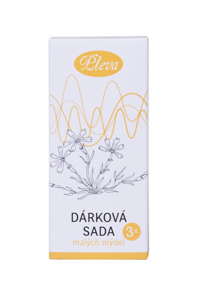Pleva mýdla 3 x 24 g dárková sada