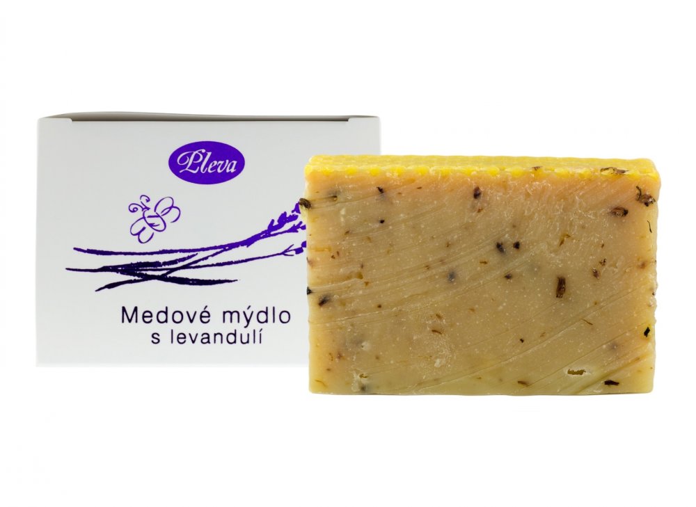 PLEVA Medové mýdlo s levandulí