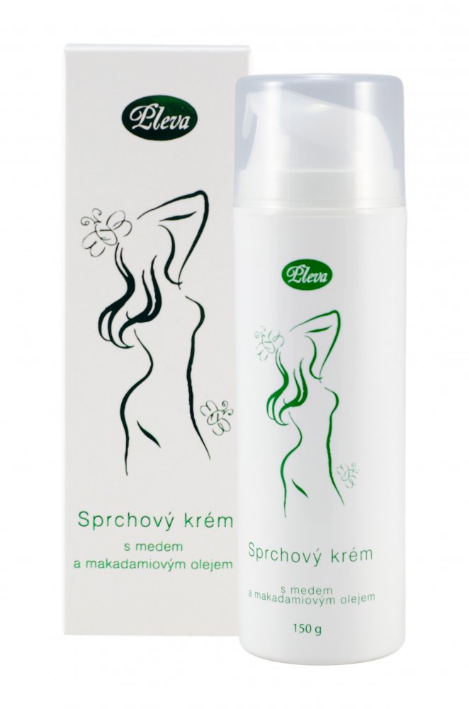 Pleva sprchový krém s medem a makadamiovým olejem 150 g
