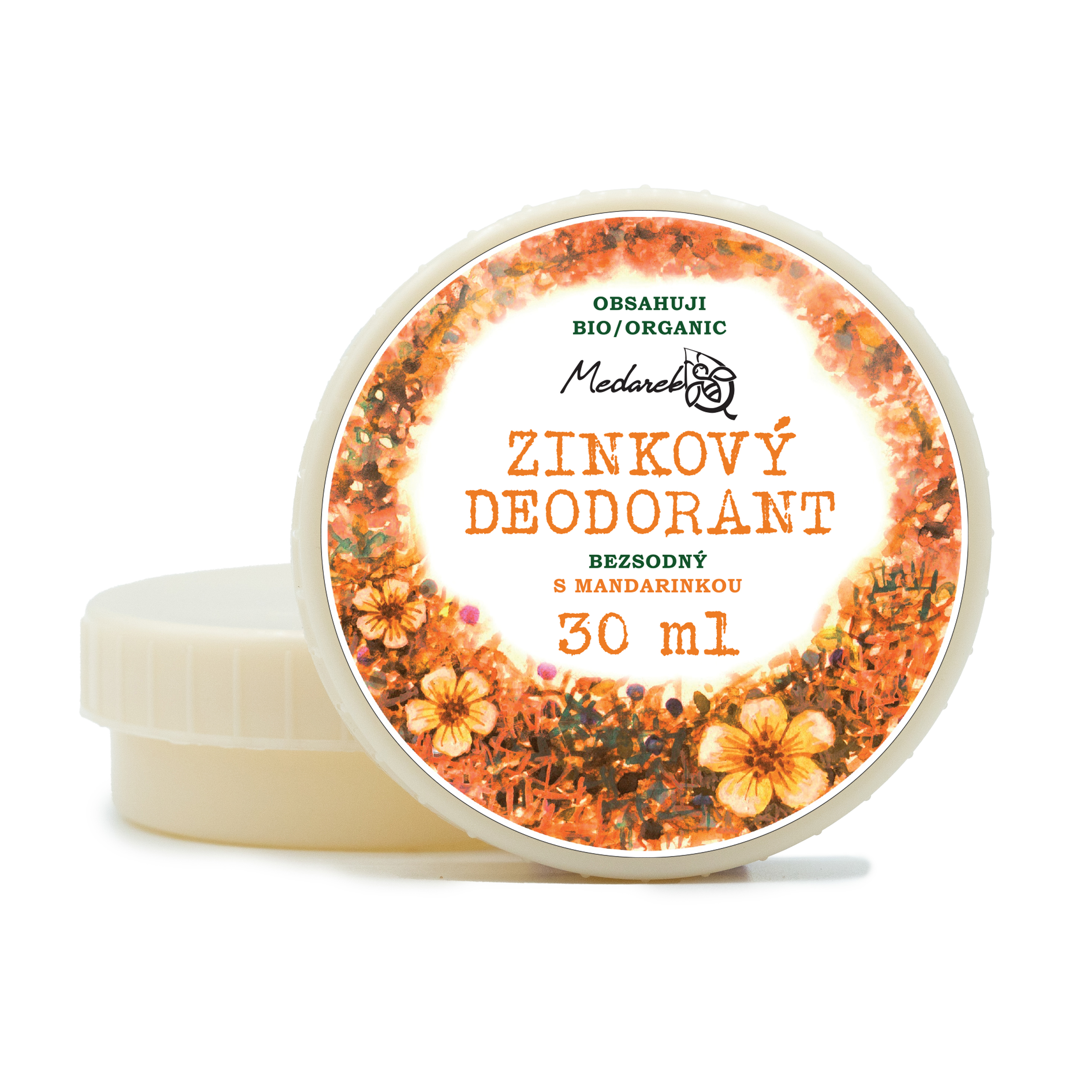 Medarek Medárek Zinkový deodorant mandarinka Objem:: 30 ml