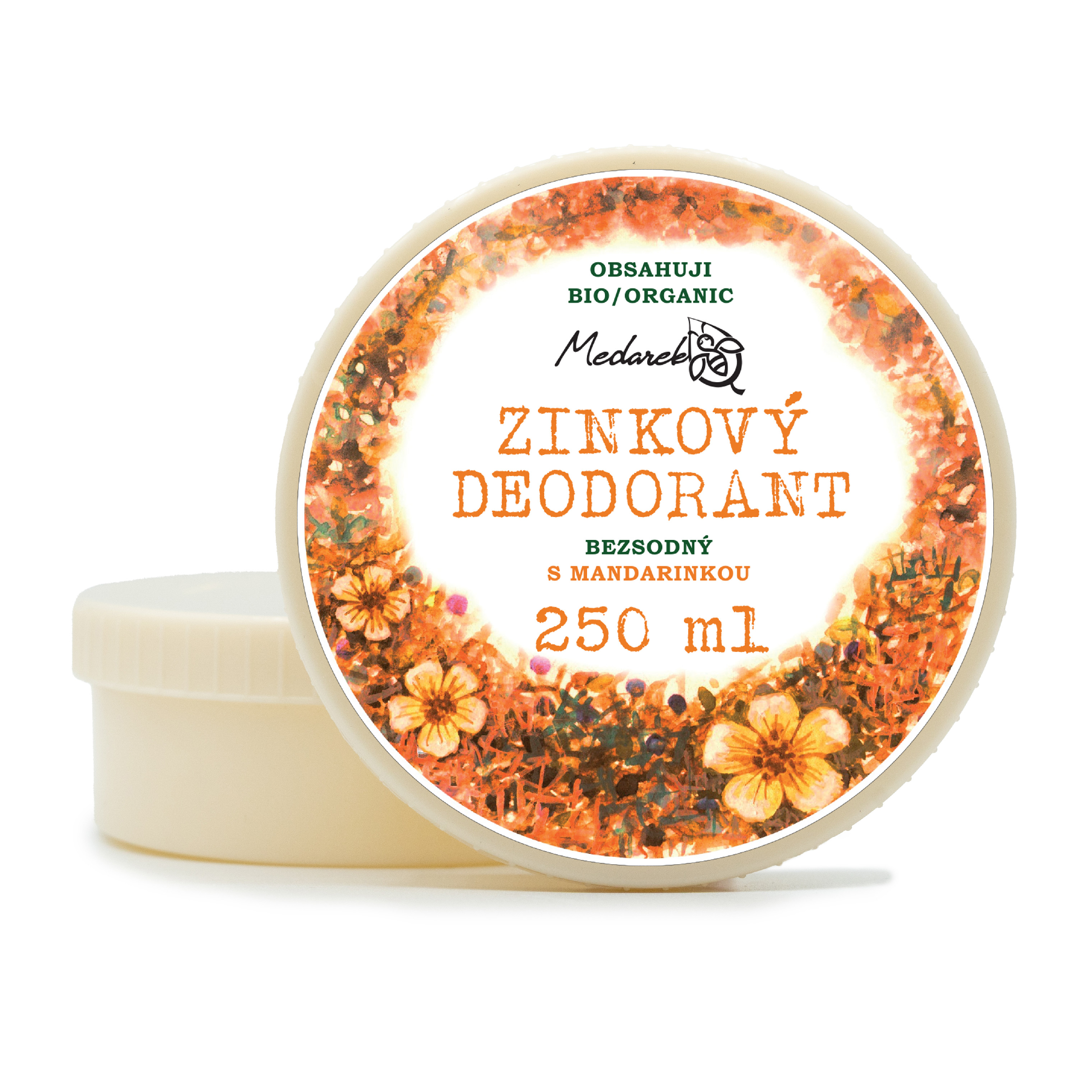 Medarek Medárek Zinkový deodorant mandarinka Objem:: 250 ml