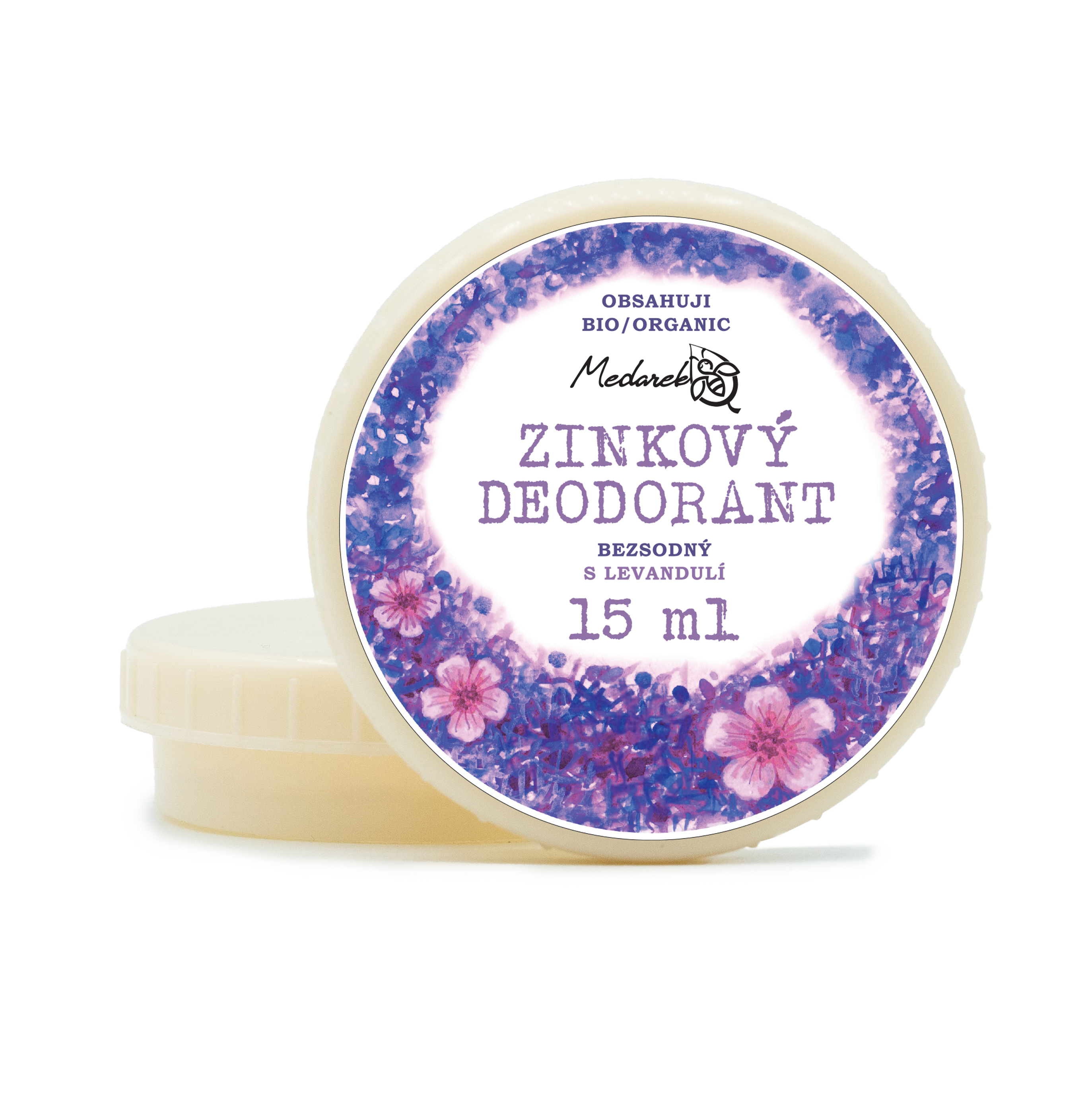 Medarek Medárek Zinkový deodorant levandule Objem:: 15 ml