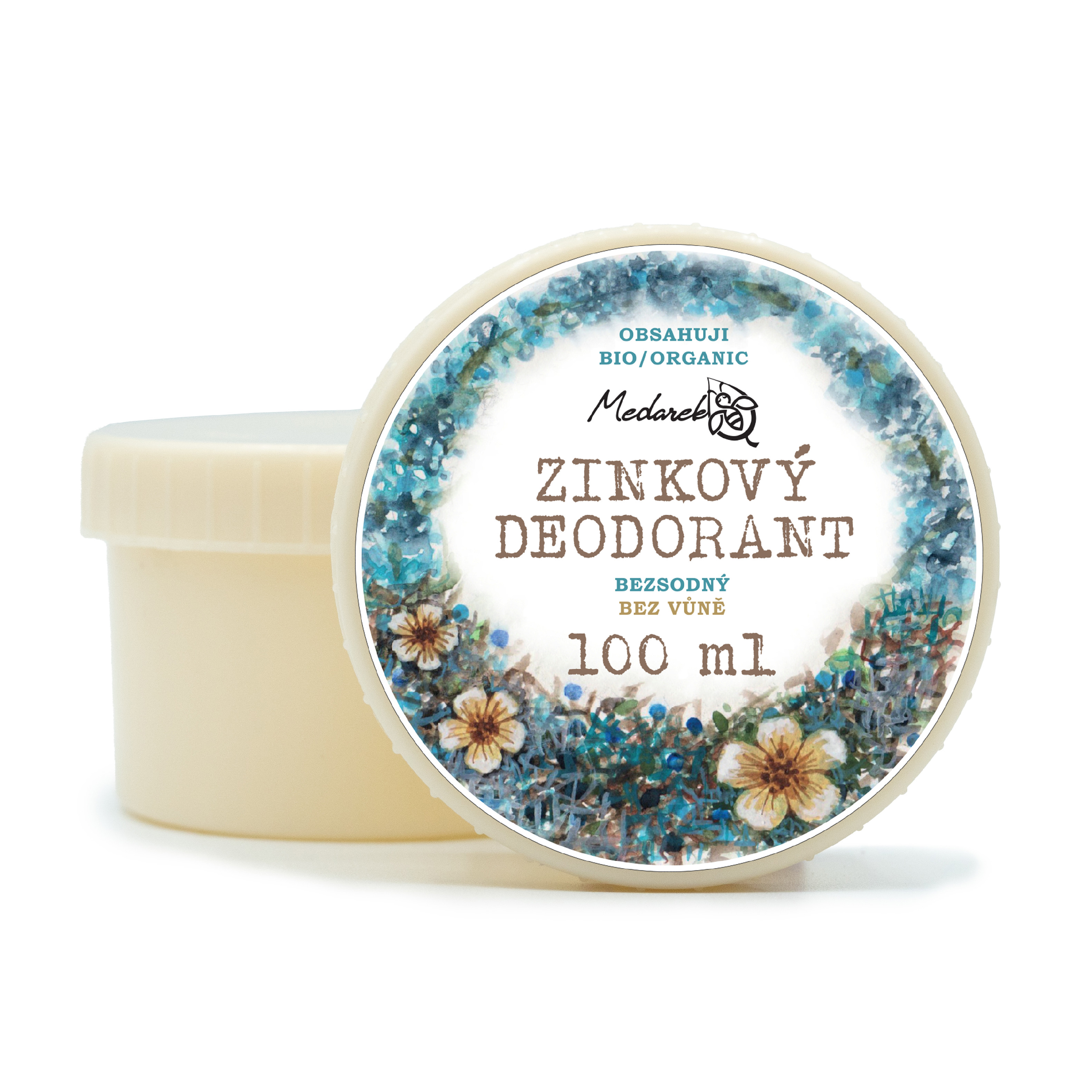 Medarek Medárek Zinkový deodorant bez vůně Objem:: 100ml