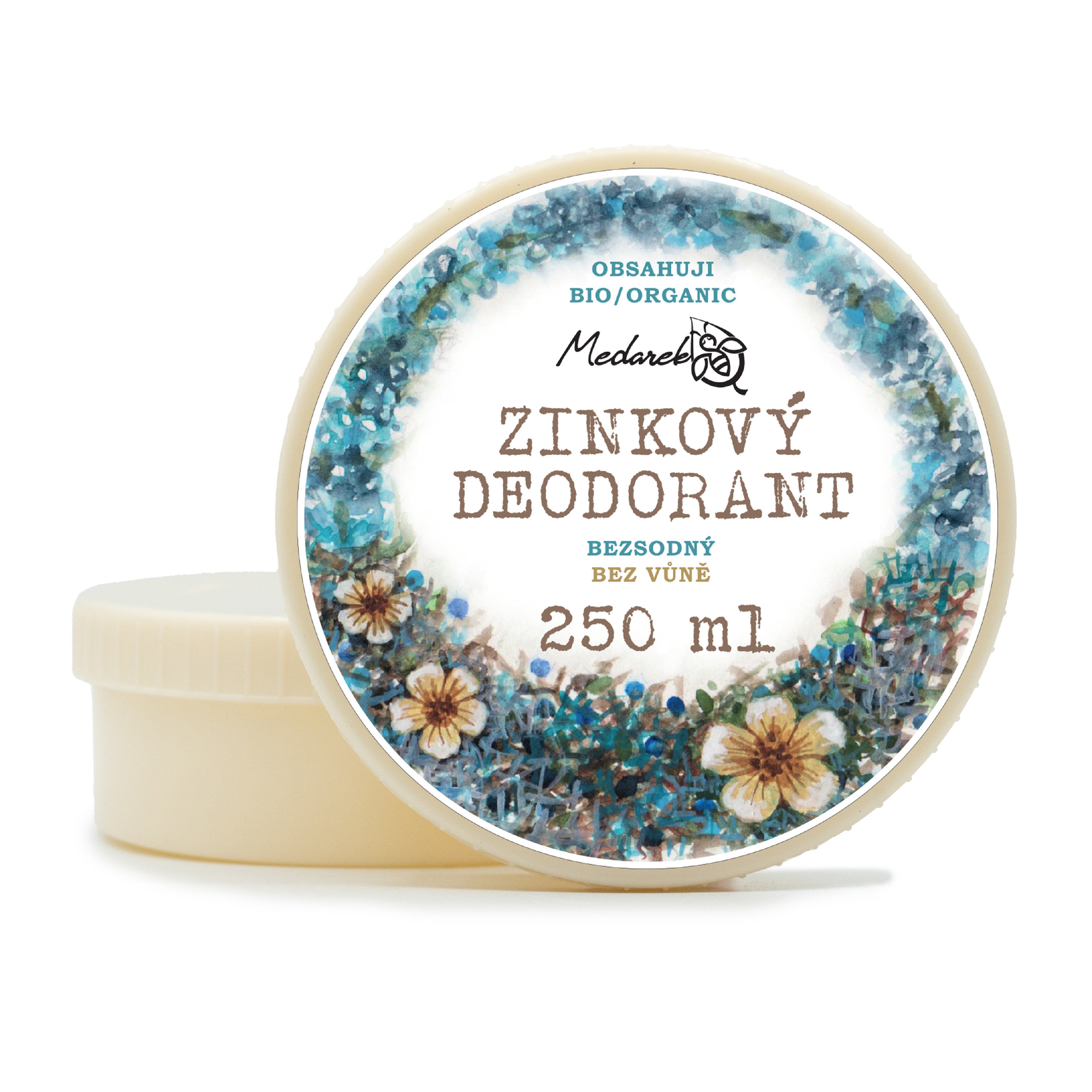 Medarek Medárek Zinkový deodorant bez vůně Objem:: 250 ml