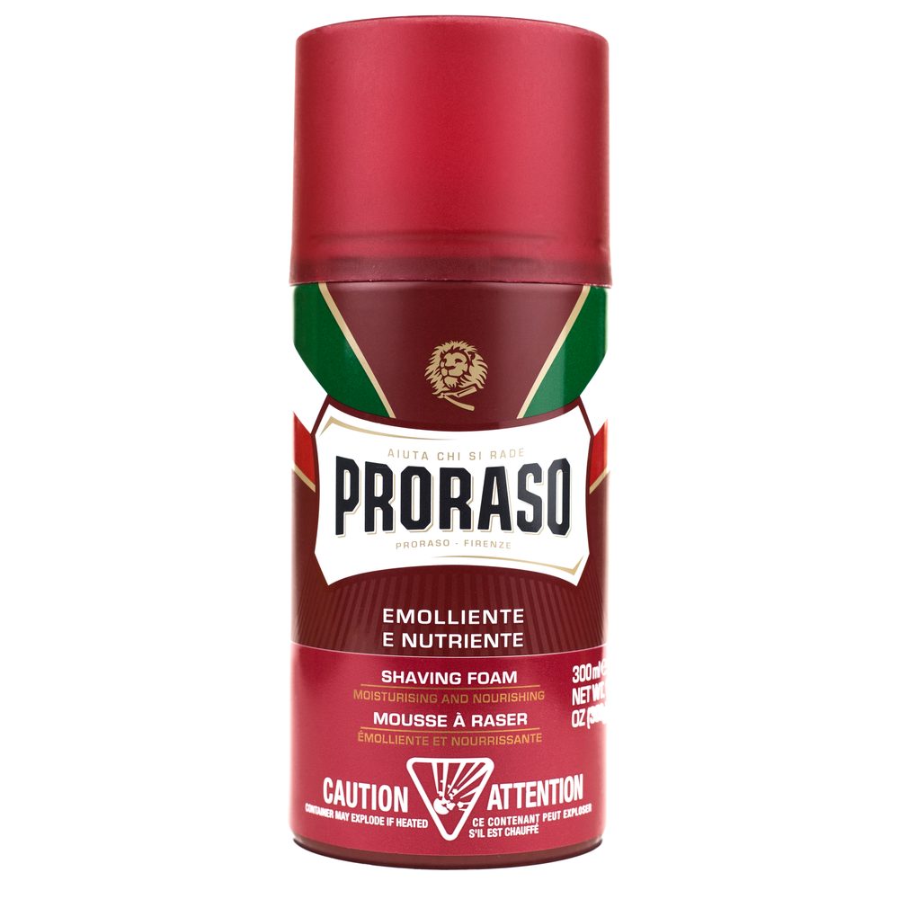Proraso Red pěna na holení s vyživujícím účinkem 300 ml