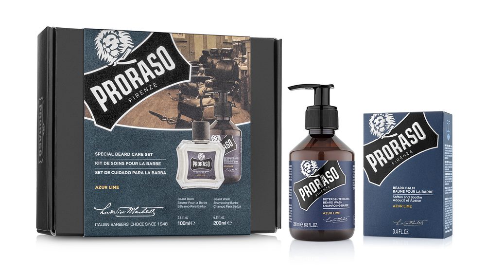 Proraso Set Beard Classic dárková sada pro muže Azur Lime