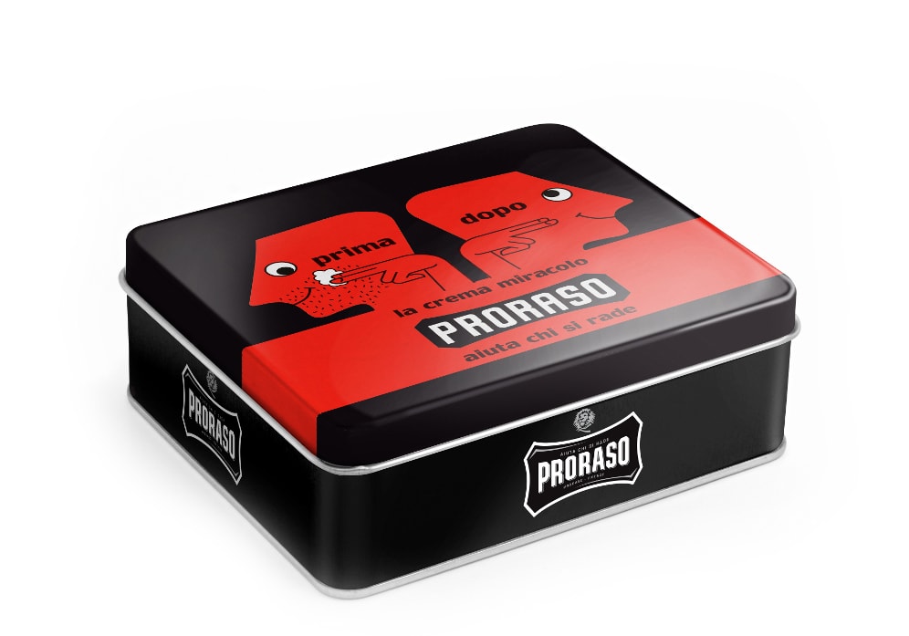 Proraso Set Whole Routie sada na holení pro muže Red