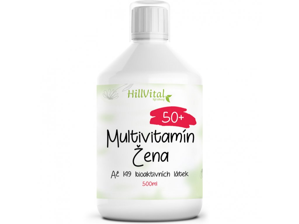 HillVItal Multivitamín pro ženy 50+, 500 ml
