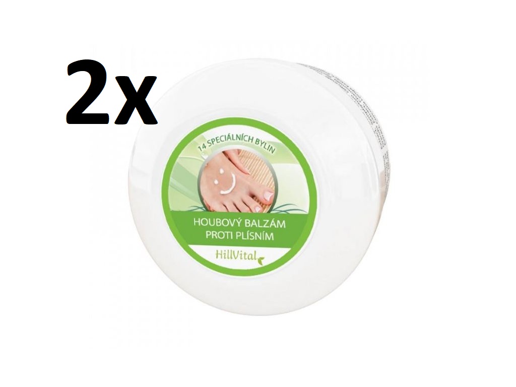 HillVital houbový balzám proti plísním, 2x 60g