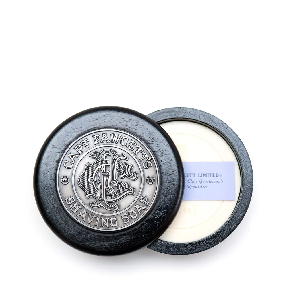 Captain Fawcett Captain Fawcett Mýdlo na holení v dřevěné misce, 100g
